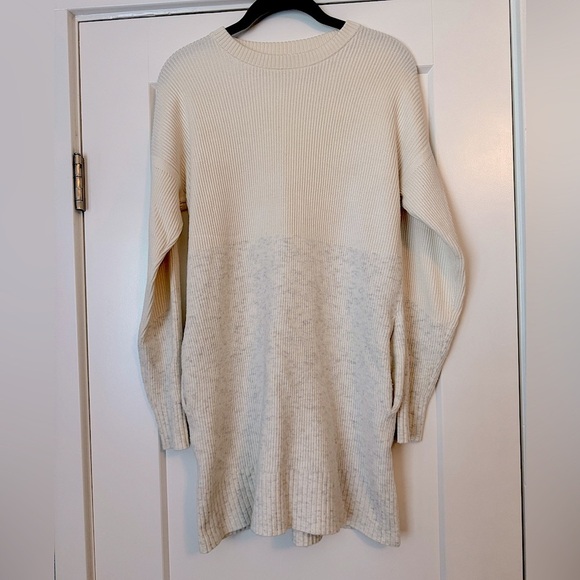 Lululemon Restful Intention Sweater in Angel Wing / Heathered Light Ivory - Picture 3 of 14